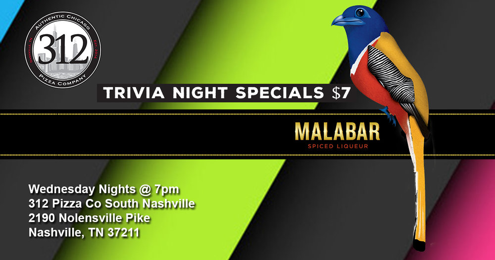 Nashville Trivia Night Wednesdays With Malabar