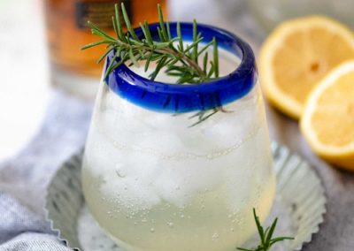 Sparkling Rosemary Gin Lemonade