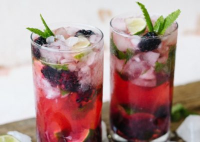 Spiced Blackberry Mojito