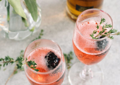 SPICED BLACKBERRY THYME MIMOSA