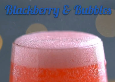 BLACKBERRY & BUBBLES COCKTAIL