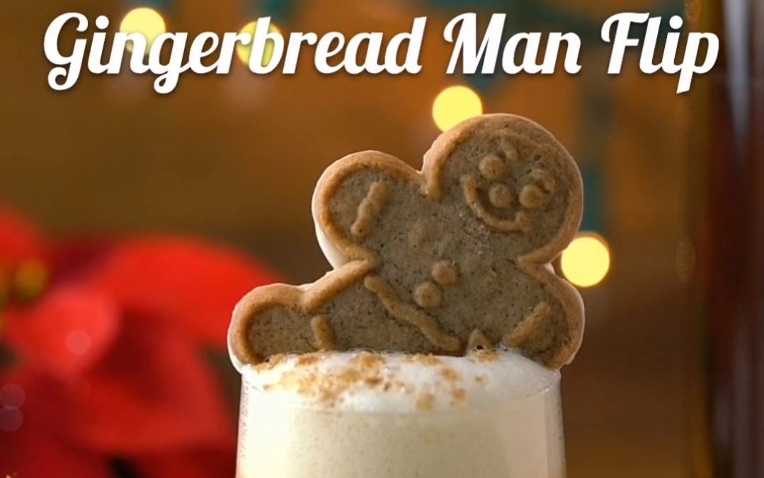 How To Make A Gingerbread Man Flip Cocktail