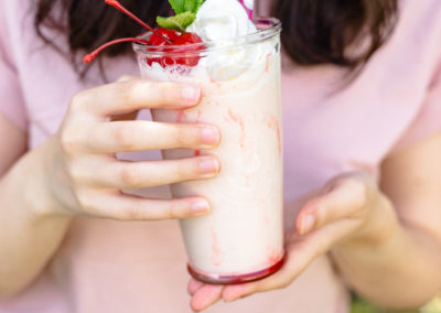 Malabar Strawberry Vanilla Milkshake