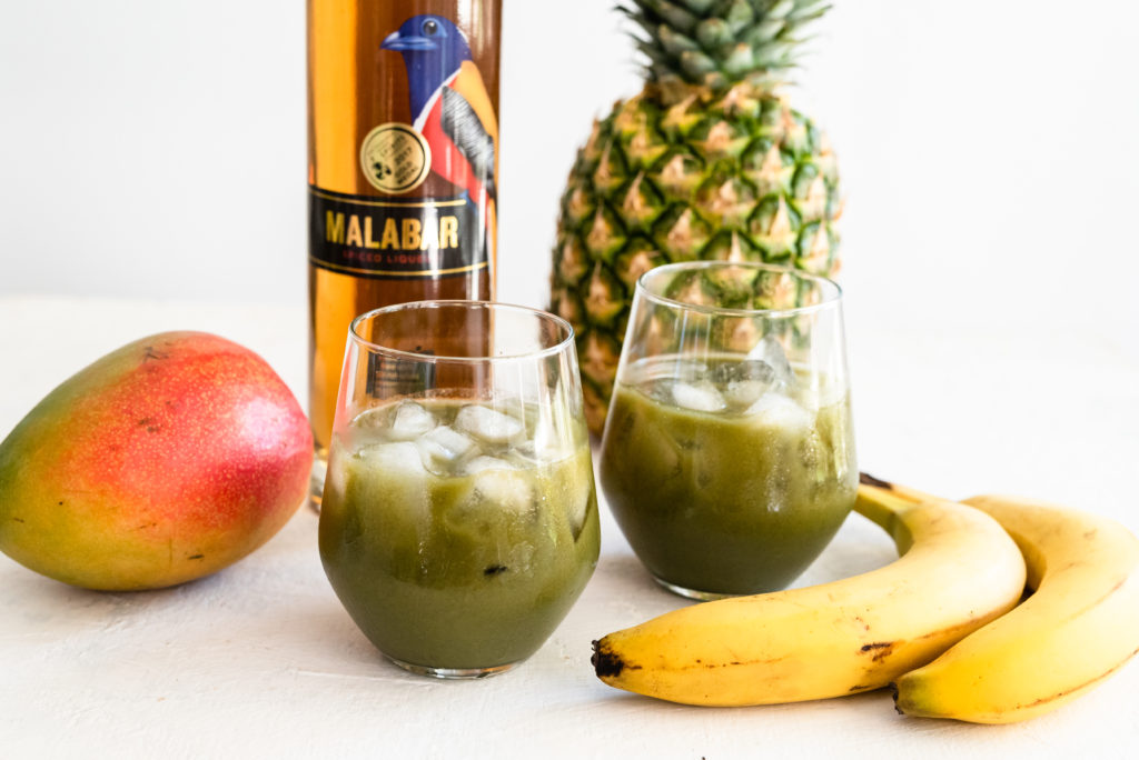 Green Machine Cocktail Recipe With Malabar Spiced Liqueur MALABAR